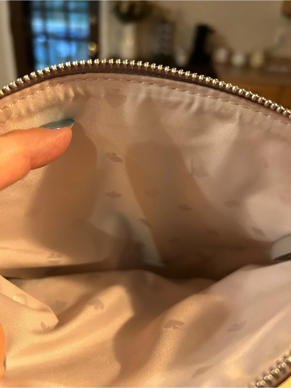 kate spade Light Gray Pebbled Leather Crossbody Flap Bag